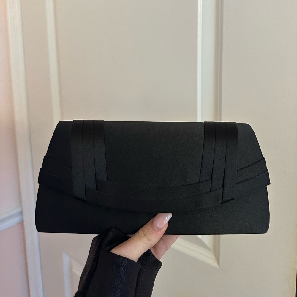 BLACK NINA CLUTCH - USED 1 TIME